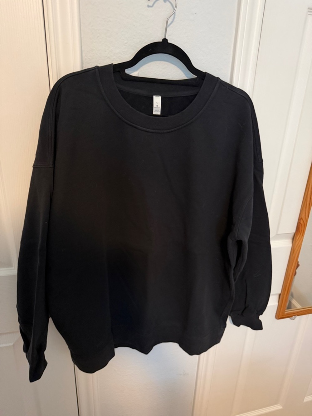 lululemon athletica Black Crewneck Sweatshirt